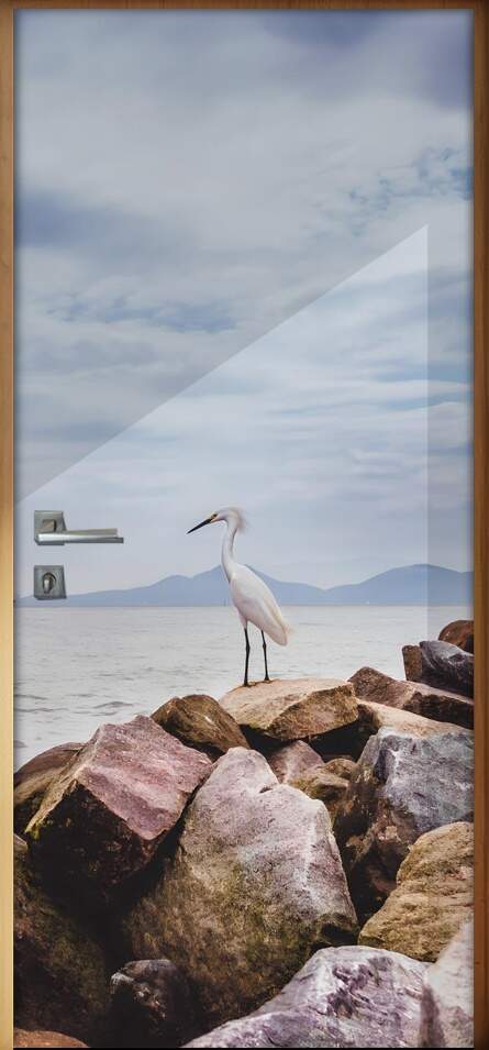 Adesivo Para Porta Paisagem Praia 5