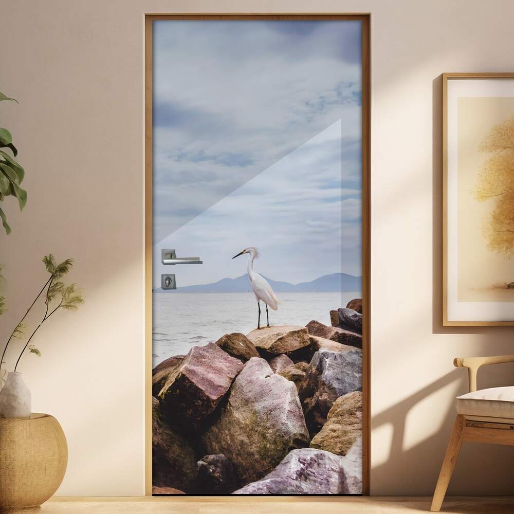 Adesivo Para Porta Paisagem Praia 5