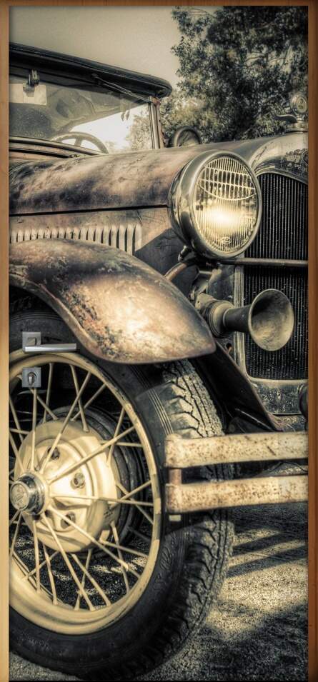 Adesivo Para Porta Vintage Carro Antigo