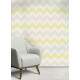 Papel de Parede Chevron Mod - 123 Amarelo e Cinza