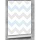 Papel de Parede Chevron Mod - 130 Azul Claro e Cinza