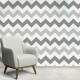 Papel de Parede Chevron Mod - 134 Tons de Cinza