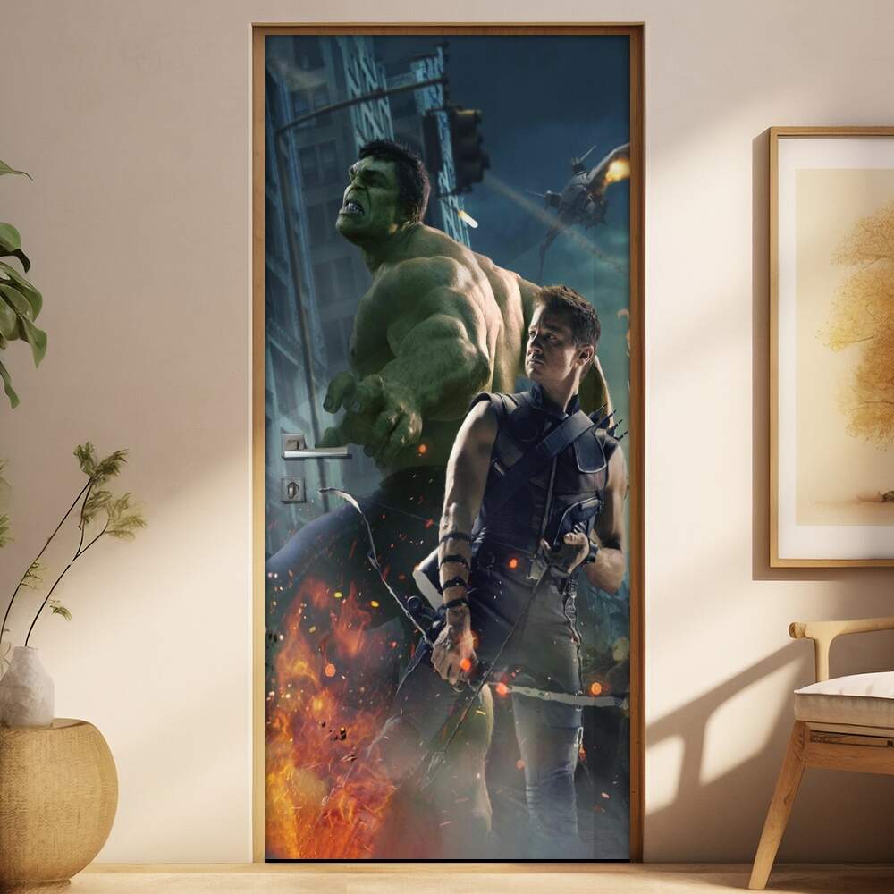 Adesivo Para Porta Jogos Os Vingadores