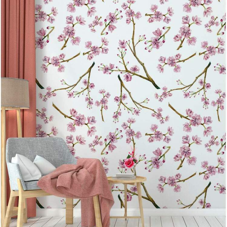 Papel de Parede Floral Mod - 360 Cerejeira