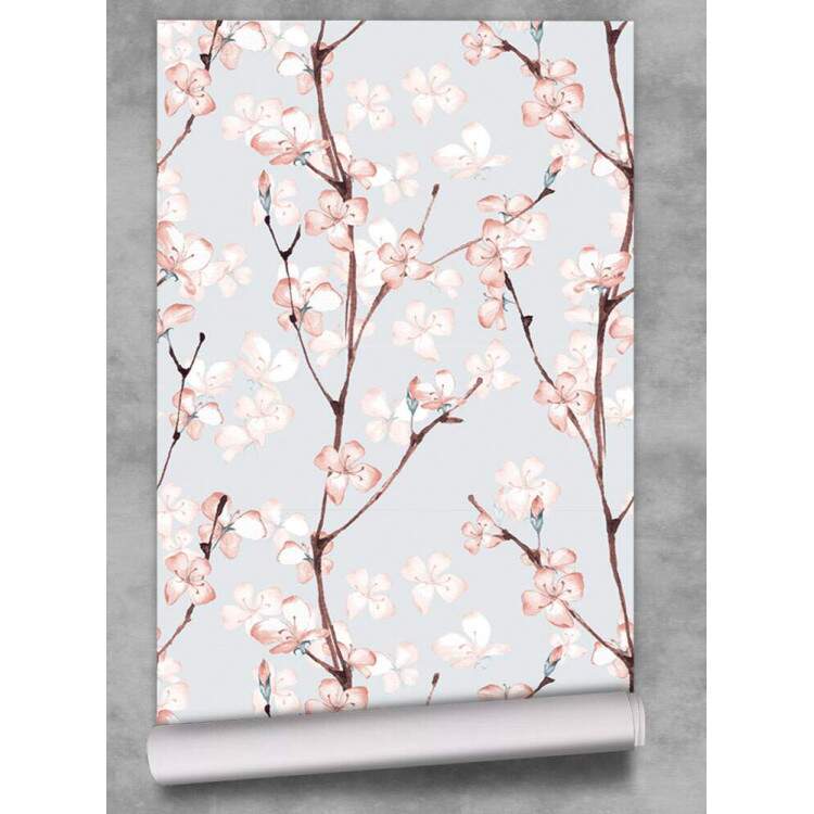 Papel de Parede Floral Mod - 361 Flores Rosas