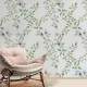 Papel de Parede Floral Mod - 362 Folhas Verdes