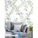 Papel de Parede Floral Mod - 362 Folhas Verdes