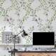 Papel de Parede Floral Mod - 362 Folhas Verdes