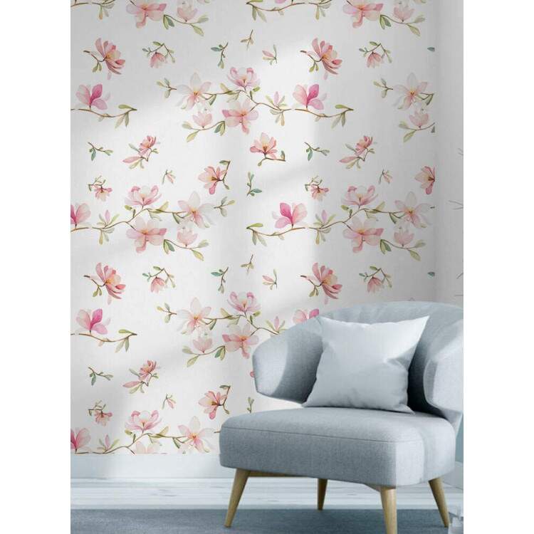 Papel de Parede Floral Mod - 365 Flores e Galhos