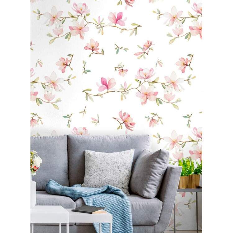 Papel de Parede Floral Mod - 365 Flores e Galhos