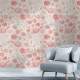 Papel de Parede Floral Mod - 380 Tons de Rosa