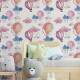 Papel de Parede Infantil Mod - 281 Bal�es Rosas