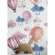 Papel de Parede Infantil Mod - 281 Bal�es Rosas
