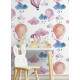 Papel de Parede Infantil Mod - 281 Bal�es Rosas