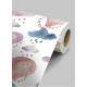 Papel de Parede Infantil Mod - 281 Bal�es Rosas