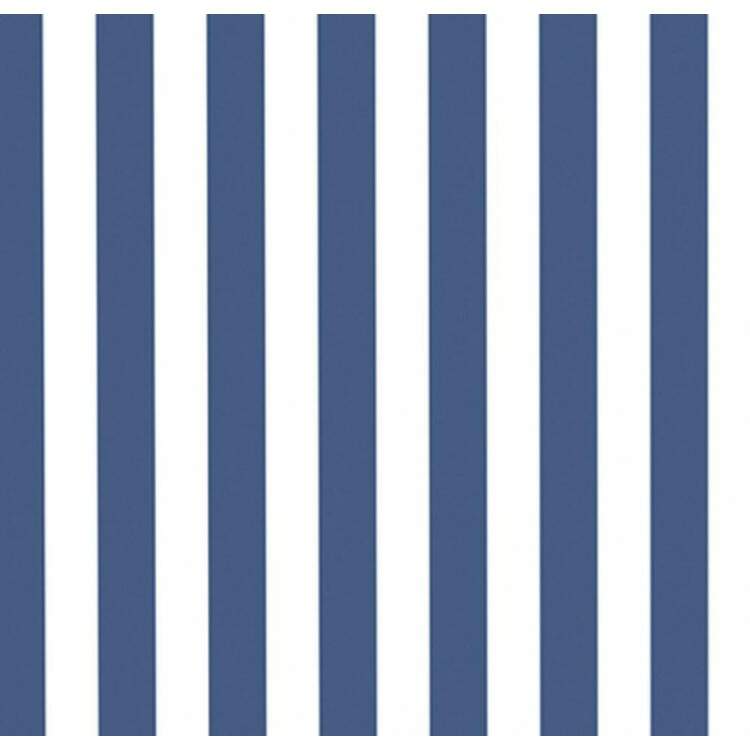 Papel de Parede Listras Modelo 133 Azul Escuro