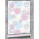 Papel de Parede Po� - Mod 010 Azul e Rosa