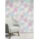 Papel de Parede Po� - Mod 010 Azul e Rosa