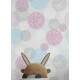 Papel de Parede Po� - Mod 010 Azul e Rosa
