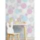 Papel de Parede Po� - Mod 010 Azul e Rosa
