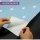 Papel de Parede Po� - Mod 013 Branco e Azul