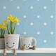 Papel de Parede Po� - Mod 013 Branco e Azul