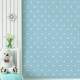 Papel de Parede Po� - Mod 013 Branco e Azul