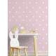 Papel de Parede Po� - Mod 016 Branco e Rosa