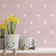 Papel de Parede Po� - Mod 016 Branco e Rosa