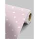 Papel de Parede Po� - Mod 016 Branco e Rosa
