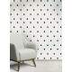 Papel de Parede Po� - Mod 022 Preto e Branco