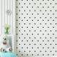 Papel de Parede Po� - Mod 022 Preto e Branco