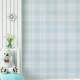 Papel de Parede Xadrez - Mod 014 Azul Claro
