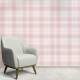 Papel de Parede Xadrez - Mod 019 Rosa