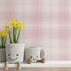 Papel de Parede Xadrez - Mod 019 Rosa