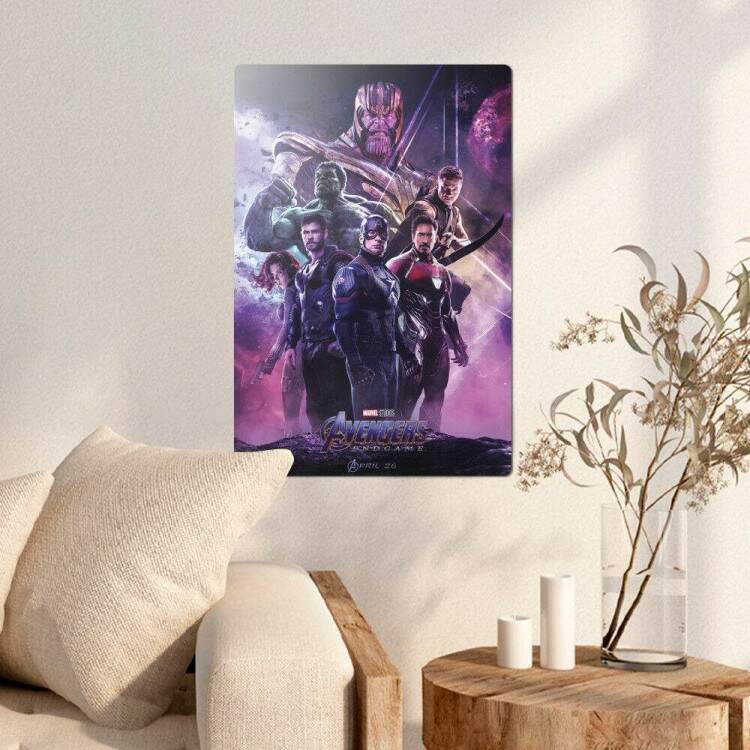 Placa Decorativa Vingadores Ultimato 12