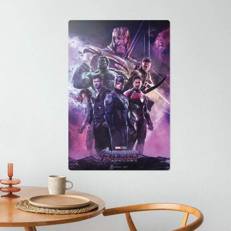 Placa Decorativa Vingadores Ultimato 12