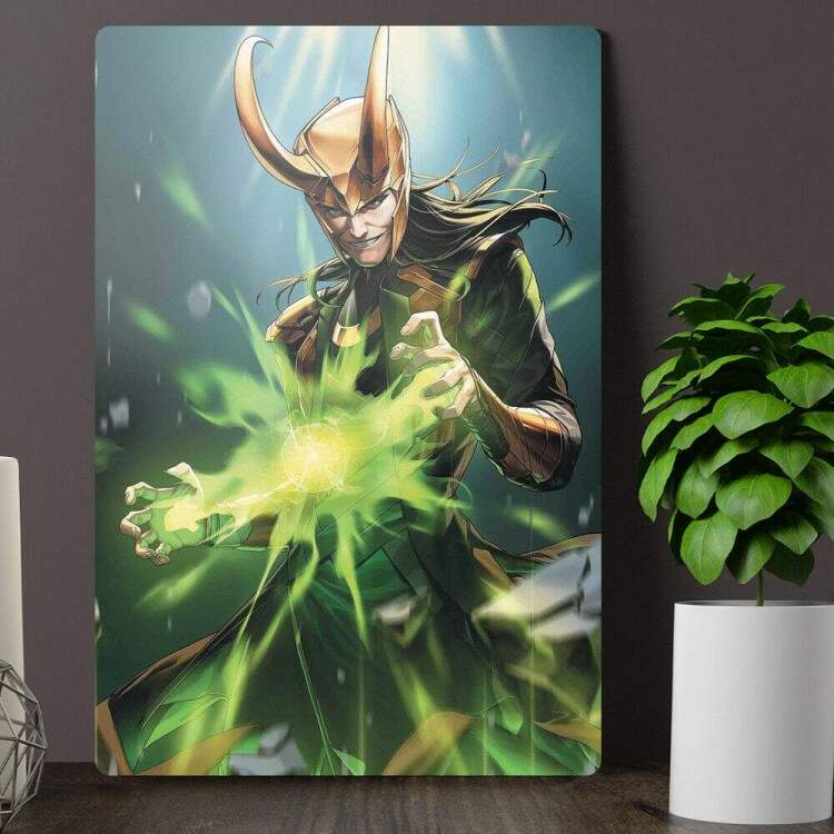 Placa Decorativa Vingadores 62 Loki