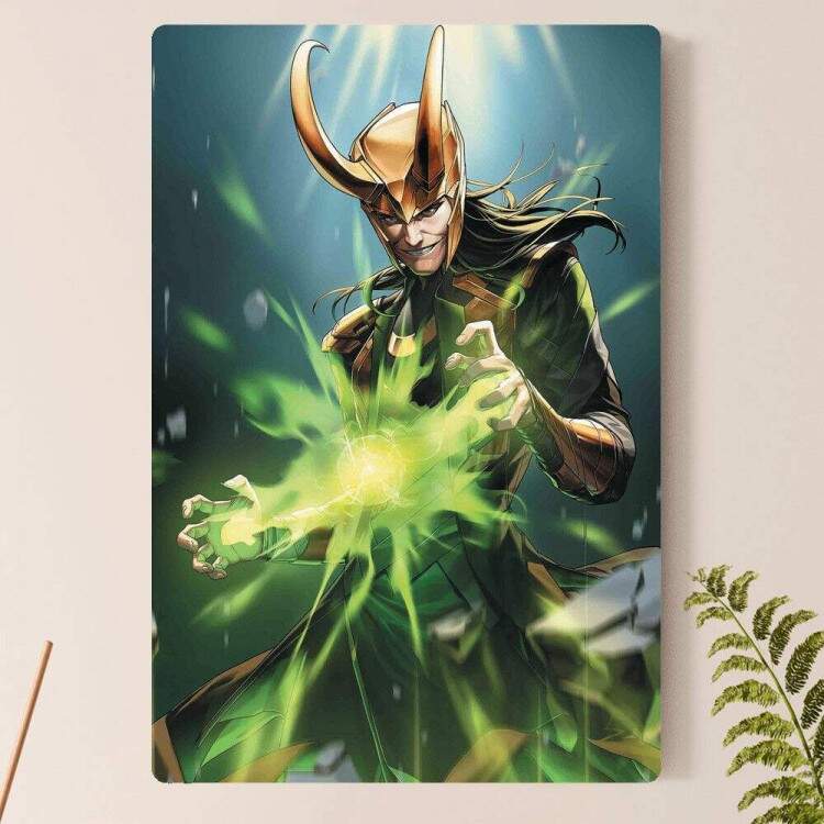 Placa Decorativa Vingadores 62 Loki