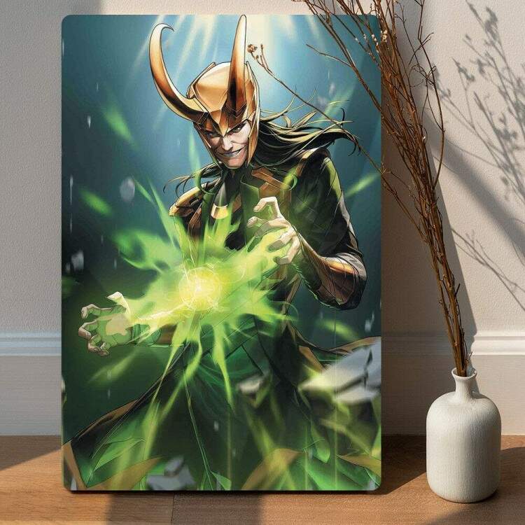 Placa Decorativa Vingadores 62 Loki