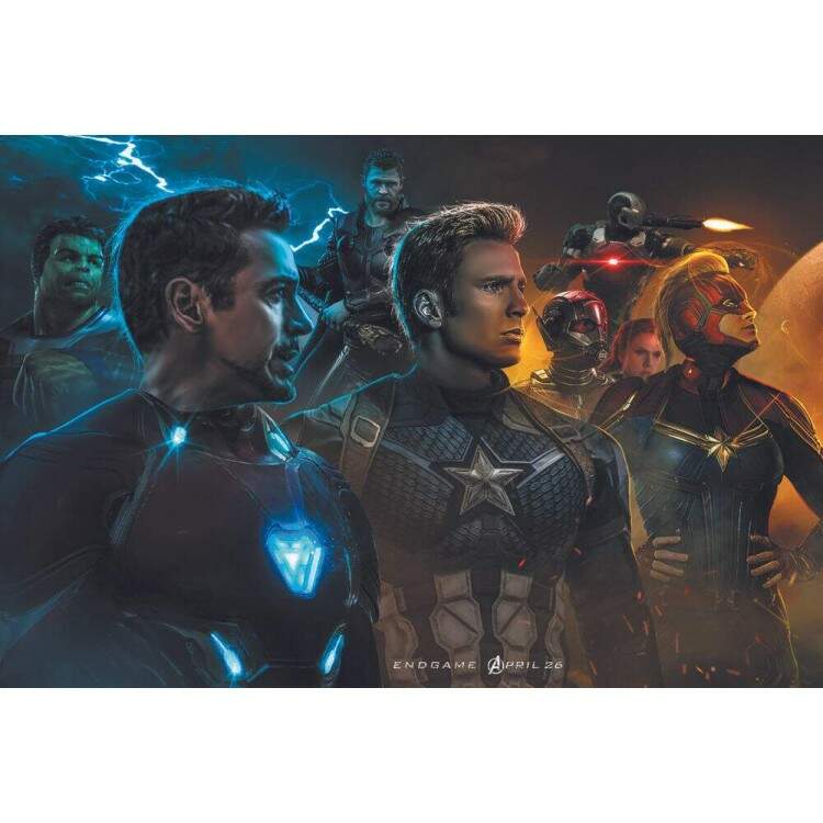 Placa Decorativa Vingadores Ultimato 17
