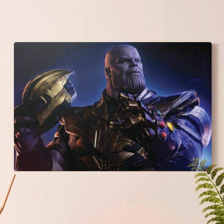 Placa Decorativa Vingadores Ultimato 18 Thanos