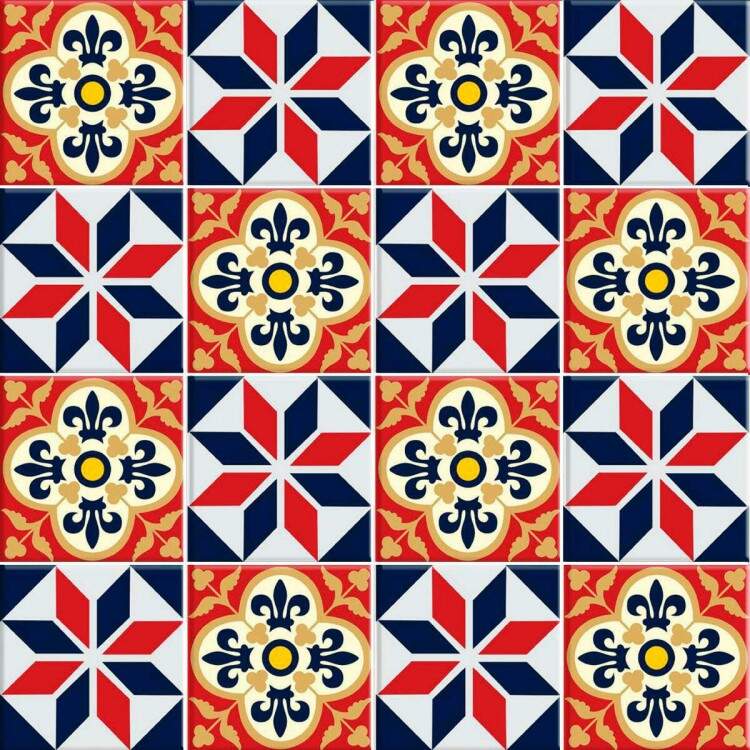Adesivos de Azulejos Ladrilhos Hidrulicos Modelo 20