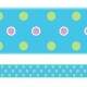 Faixa Decorativa Infantil Po� Fundo Azul