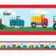 Faixa Decorativa Infantil Caminh�es Coloridos