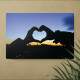Placa Decorativa Rom�ntica Cora��o com a M�o
