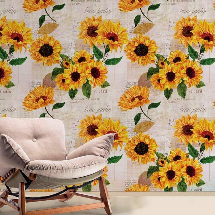 Papel de Parede Floral Mod - 383