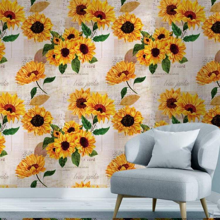 Papel de Parede Floral Mod - 383