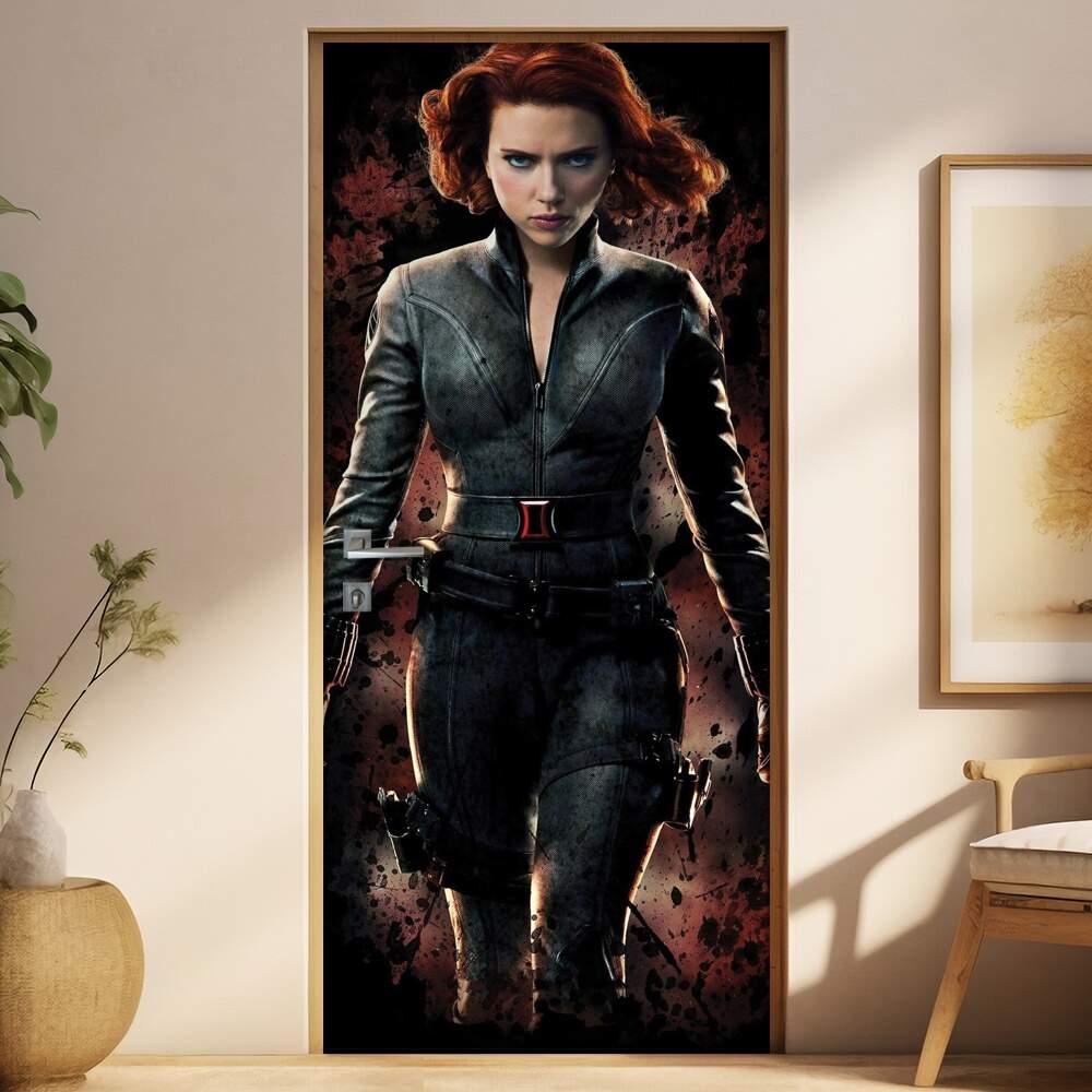 Adesivo Para Porta Vingadores Viva Negra 02