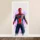 Adesivo Para Porta Vingadores Aranha De Ferro